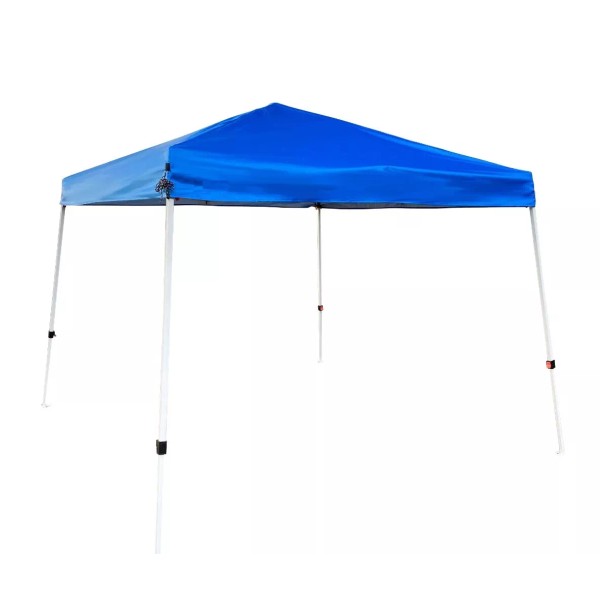 Ozark Trail 10x10 Slant Leg Blue Top Instant Canopy Blue