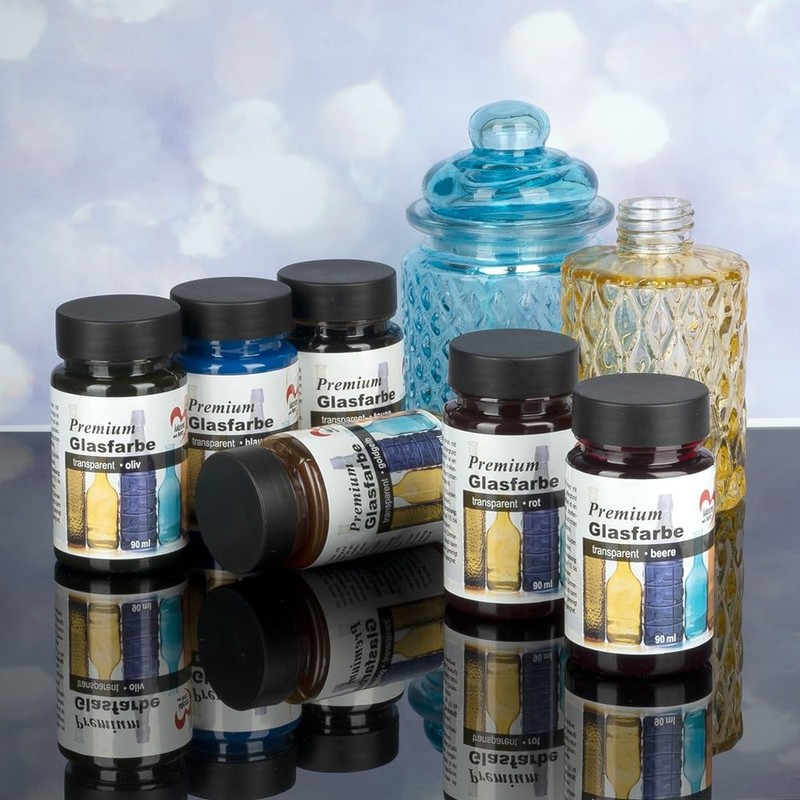 Ideen mit Herz Premium Glass Paint | Transparent | Waterproof