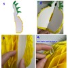 Alvogimor 3-Pack Pineapple Honeycomb Decorations,14 Inch, Paper Pineapple Table Hanging