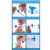 ToToT 5pcs Disposable Medical Three Way Valve 3-Way Stopcocks with