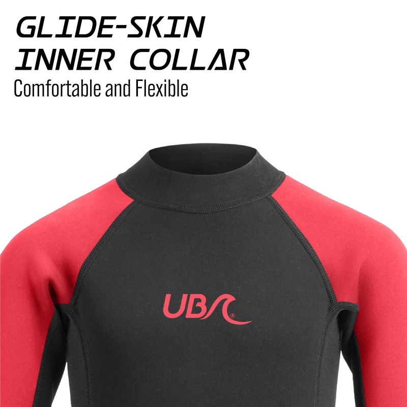 Urban Beach 2mm Neoprene Wetsuit, Kids Full Length Summer Wetsuit