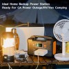 FlashFish Portable Power Station 200W 151Wh With AC Outlet/DC Port/USB