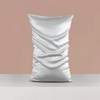 100% Mulberry Silk Pillow Cases for Acne, 19 Momme -Grey