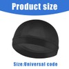 SGERUFZ Pack of 2 Unisex Satin Silky Wave Caps 360