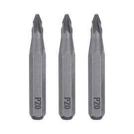 HARFINGTON 3pcs PZ0 Pozi Screwdriver Bit 5/32" Hex Shank 28mm Length Magnetic Phillips Slotted Hex Bits S2 Steel Screw Driver Bit for Electric Manual Screwdrivers Precision Repair