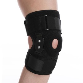 Granvoo Kniebandage mit seitlichen Stabilisatoren,Orthopädische Kniebandage,Kniebandage für Knieschmerz,Meniskus Kniestütze,Patella Kniebandage,für Knieunterstützung,Arthritis