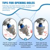Diamond Step Chamfer Drill Bit, Diamond Brazed Step Drill Bit,
