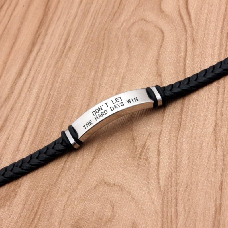 Dont Let The Hard Days Win Bracelet for Women Men