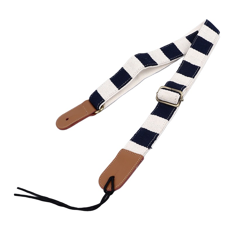Ukulele Strap Thicken for Shoulder Cotton Plaid Adjustable Length String