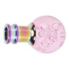 Manual Shift Knob Gear Stick Shifter Pink Crystal Bubble with