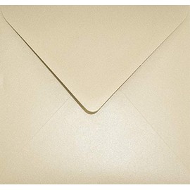 Netuno 25 Square Envelopes Mother of Pearl Sand 153 x 153 mm 120 g Aster Metallic Sand Shiny Envelopes Square Invitation Envelopes Metallic Elegant Envelopes Wedding Envelopes