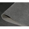 Dark Grey Microsuede Deluxe Foam Backed Headliner Fabric for Car