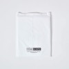 HOMESCAPES White Extra Deep Fitted Sheet (18”) Single 200 TC