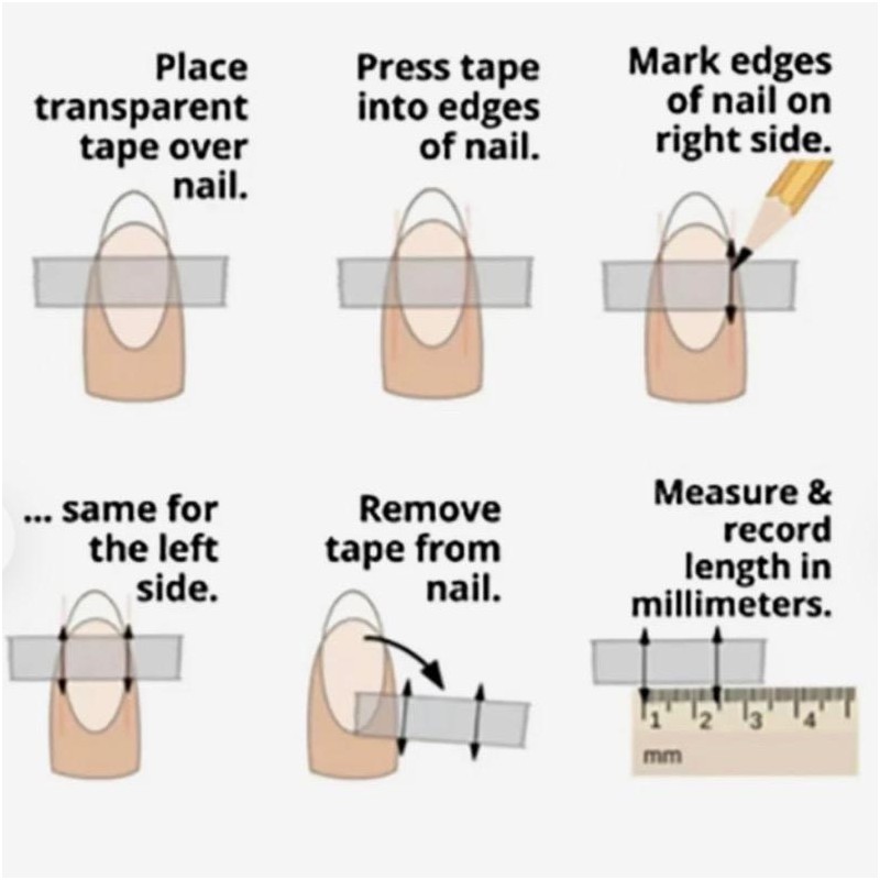 French Tip Acrylic Press ons - Length: Short, Size: XSmall