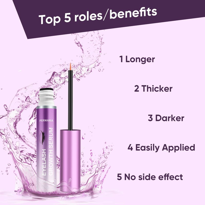 PERMANIA Eyelash Serum, Eyelash Serum, 3 ml, Eyelash Serum Fast