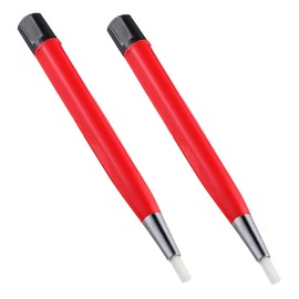 Gatuida 2pcs Watch Cleaning Pen Clock Brush for Precision Cleaning for Tight Spaces Red Color Application Easy to Use