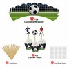 Seyal® Soccer Football Cupcake Wrapper
