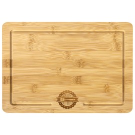 Magnetic Bamboo Cutting Board, Ideal for BBQ and Outdoor Cooking, Premium Bamboo Chopping Board with Strong Magnets to Securely Attach to Grill Side, Compatible with Traeger and Pit Boss Grills.