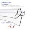 GEZMR 2-Pack Frameless Shower Door Bottom Seal (1/4'' X 39'')