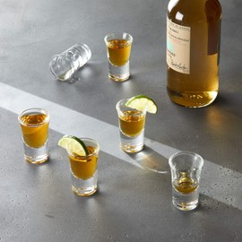 Houdini 6-Pack Heavy Base Shot Glass Set, 1.2oz Shot Glasses