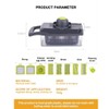 Shab's-Mart Vegetable Chopper & Slicer for Multifunction Heavy Duty 15-in-1