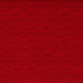 Kt KILOtela 1 Metre 100% Cotton Fabric - Made in Japan - 100cm x 110cm Wide - Brick Garnet - Patchwork Fabric - Creative Sewing Craft