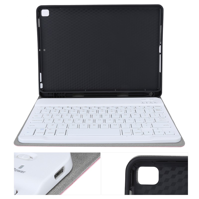 For Bluetooth Wireless Tablet Keyboard Detachable Keypad Case with Pen