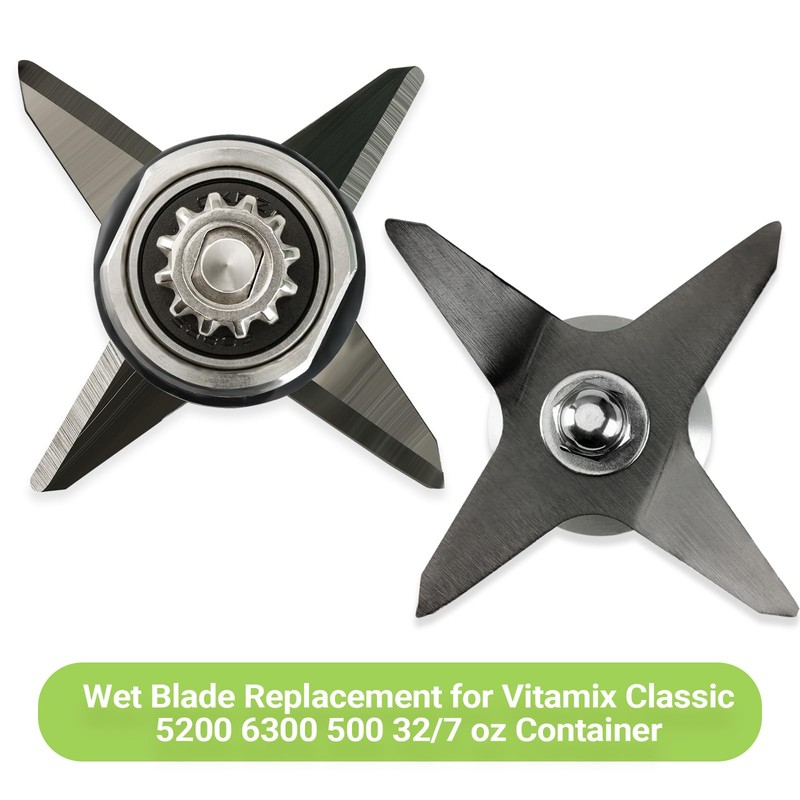 Titanium Coating Blade Replacement for Vitamix 5200 6300 500 Tall