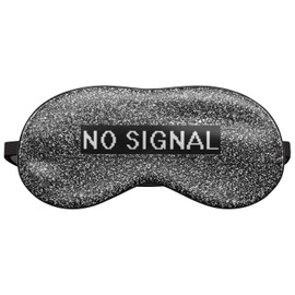 Sleep Mask Travel Relax Eye Mask Cover Bed Emoji Nap Blindfold His Grey No Signal [042]