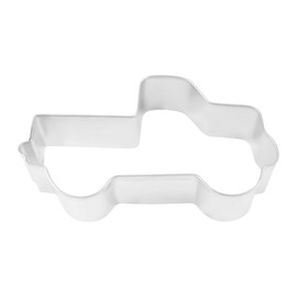 R&M Pickup Truck 4" Stainless Steel Cookie Cutter, 3.75", Silver