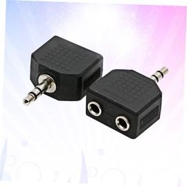Gatuida Stereo Audio Jack Plugs 3.5mm 1 to 2 Splitter Adapter Perfect for Dual Headphones Earphones Connection