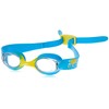 Speedo Infant Sea Squad Illusion Swimming Goggles, Turquoise/Yellow/Clear, One Size