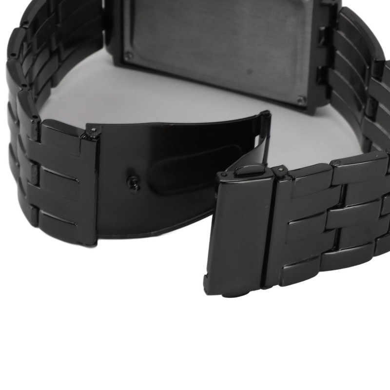 Dual Line Binary Watch Digital Blue LED Alloy Binary Fashion
