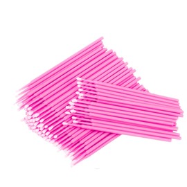 LA MIERE 400Pcs Bendable Dental Microbrush Applicator, Disposable Micro Brushes International Fine 2.0mm Pink, Refill PK