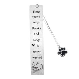 Dog Bookmark for Women Men Gifts for Dog Lovers Dog Themed Bookmark for Friend Animal Bookmark Dog Dad Dog Mom Gifts