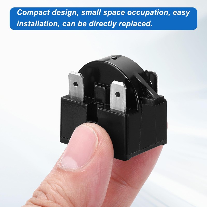 MECCANIXITY 3pcs PTC Refrigerator Starter Relay, 15 Ohm 3 Pin