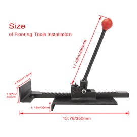 Hardwood Flooring Jack Tool for Laminate Flooring Installation Wood Floor Jack Install Tool - Professional Hardwood Flooring Jack Positioning Tool