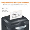 Bonsaii Paper Shredder Lubricant Sheets, 24-Pack (8.4 x 5.9 inch/Piece)
