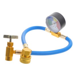 CHILDWEET Portable Hose R134a Recharge Kit Car Charging Hose Gauge for Diy Repair