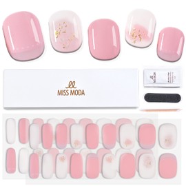 MISS MODA Gel Nail Seal, Curing Type, Nail Seal, Gel Nail Sticker, 5 Piece Gel Nail Set, Nail Sticker, 36 Tips