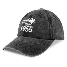 Moyel 70th Birthday Gifts for Men Women 1955 Birthday Gifts for Her Him 70 Year Old Birthday Gift Ideas Vintage 1955 Baseball Cap Golf Hat Birthday Gifts for Dad Mom Sister Husband