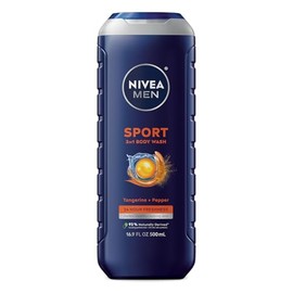 Nivea for Men Sport 3-in-1 Body Wash, 16.9 Fluid Ounce(2 pack)