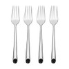 Towle Living Wave Forged Stainless Steel Dinner Fork, Set of