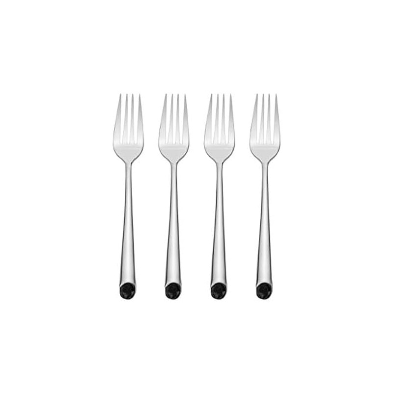 Towle Living Wave Forged Stainless Steel Dinner Fork, Set of