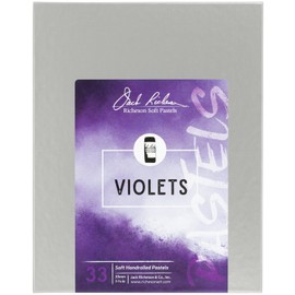 Jack Richeson 422971 Hand Rolled Soft Pastels, Violets