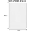 1-Gang Screwless Blank Wall Plate Cover for Electrical Outlet Switch