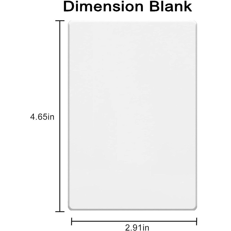 1-Gang Screwless Blank Wall Plate Cover for Electrical Outlet Switch