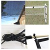 12 Pcs Patio Umbrella Bungee Cords with Balls Securing Straps,18