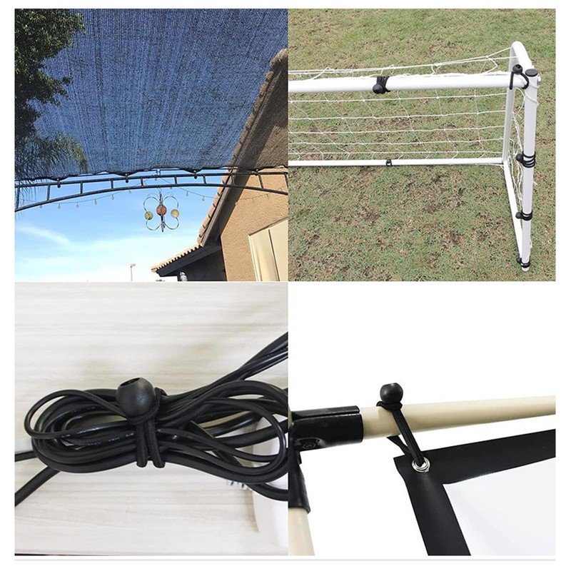 12 Pcs Patio Umbrella Bungee Cords with Balls Securing Straps,18