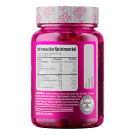 Solanum Belabear Colágeno + Biotina Vit. A, C, D3, Acido Folico 60 Gomitas Sabor Fresa